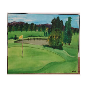 Pintura de campo de golf